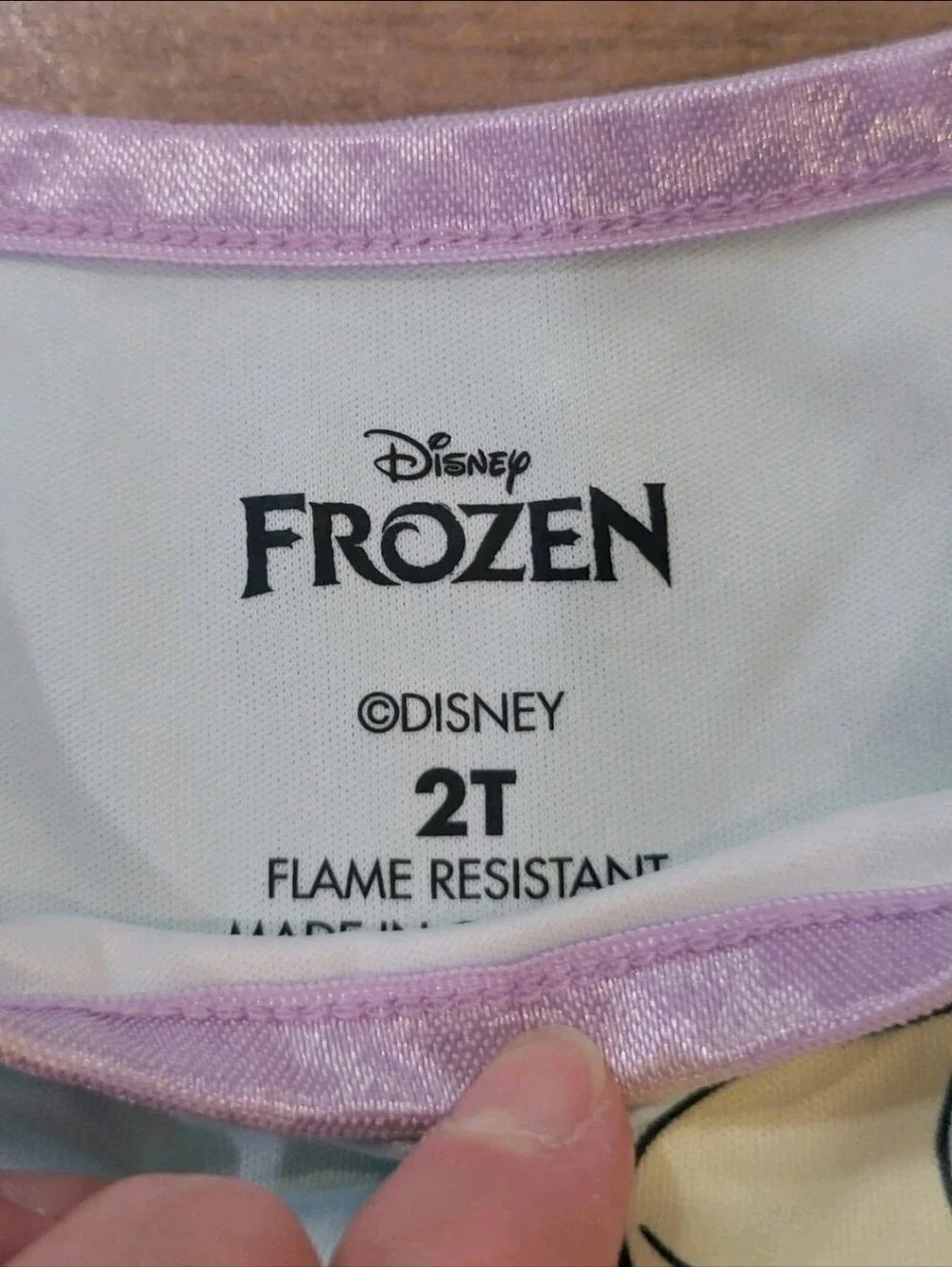Disney Frozen Elsa Girls 2-Piece Pajama Set Top, Pants Sleepwear 2T Exc Cond